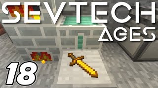 Minecraft Sevtech Ages  BRONZE WEAPONS and ARMOR Modded Survival  Ep 18 [upl. by Aonehc]