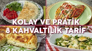 Kolay ve Pratik 8 Kahvaltılık Tarif Seç Beğen  Yemek Tarifleri [upl. by Eivla168]