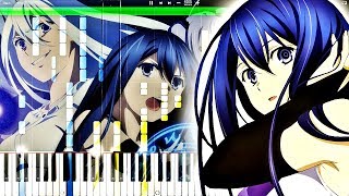 Brynhildr in the Darkness OP  Piano Tutorial 極黒のブリュンヒルデ 【ピアノ】 [upl. by Niamrej]