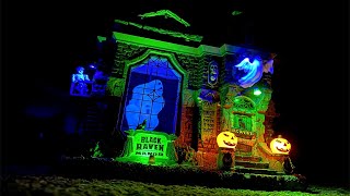 Black Raven Manor  New for 2020 Lemax Spooky Town Michaels Exclusive [upl. by Haden]