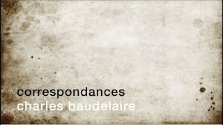 La minute de poésie  Correspondances Charles Baudelaire [upl. by Shani]