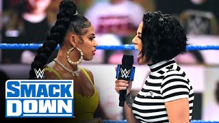 Belair challenges Bayley to an “I Quit” Match at WWE Money in the Bank SmackDown July 2 2021 [upl. by Ramat305]