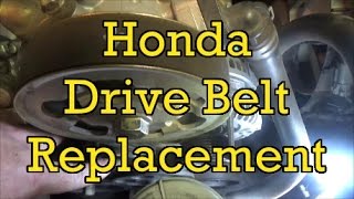 Honda Accord 24L Drive Belt Serpentine Replacement I4 2004 20032007 Similar [upl. by Emmit504]