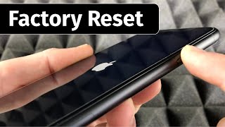 How to Factory Reset iPhone XR  Restore iPhone amp Delete everything [upl. by Iams]