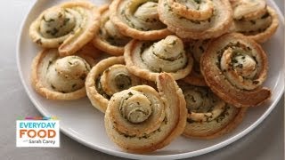 GarlicHerb Pinwheels  Everyday Food with Sarah Carey [upl. by Therine]