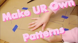 ✏️ 3 Minute Guide to Home Made Sewing Patterns 📐 [upl. by Aihtebat]