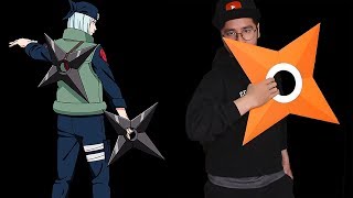 Easy origami ninja weapon  Gaint Shuriken [upl. by Odnalref]