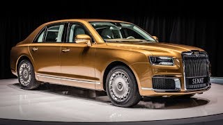 2020 AURUS Senat Russian Limousine Сar в Женеве [upl. by Weil]