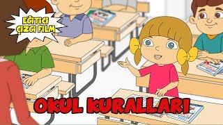 Okul Kuralları Eğitici Çizgi film Animasyon [upl. by Akerley]