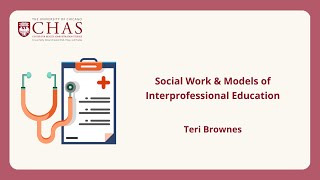 Social Work amp Models of Interprofessional Education [upl. by Tra]