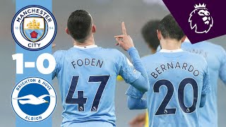 HIGHLIGHTS  CITY 10 BRIGHTON  FODEN IS THE DIFFERENCE [upl. by Andrus]