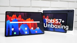 Samsung Galaxy Tab S7 Premium Android Tablet Unboxing amp Overview [upl. by Saihttam]