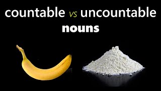 Countable nouns and uncountable nouns explained in SLOW EASY ENGLISH [upl. by Nipha]