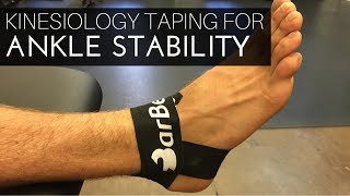 Kinesiology Taping for Ankle Stability [upl. by Laura]