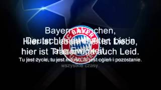 Bayern Monachium hymn Stern des Sudens POLSKIE NAPISY [upl. by Safir19]