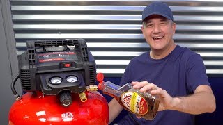 🥞 Craftsman 6 gal Air Compressor How to Use [upl. by Fin]