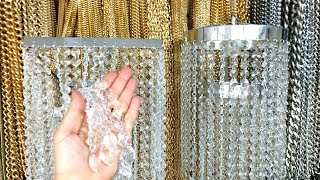 HOMEDECOR BASES PARA LUSTRE DE CRISTAL  2 FORMAS DE MONTAR [upl. by Lelia]