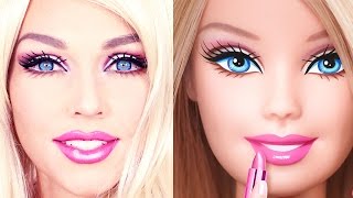 Barbie Doll MakeUp Transformation [upl. by Apicella]