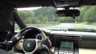 Lexus LFA Nordschleife lap [upl. by Enitsirhk742]