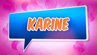 Joyeux anniversaire Karine [upl. by Aihcrop]