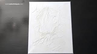 How To Make Paper Textures On Canvas [upl. by Nari]