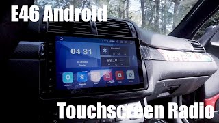 E46 ANDROID HEADUNIT INSTALL Eonon Android Touchscreen Radio [upl. by Eerrehc]