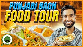 Punjabi Bagh Street Food Tour  Veggie Paaji [upl. by Ilona]