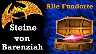 Skyrim  Alle 24 Steine von Barenziah  ungewöhnliche Steine finden Fundorte amp Bedeutung [upl. by Floria]