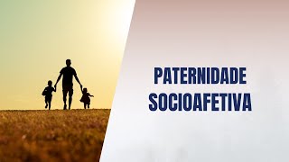 Paternidade socioafetiva [upl. by Ulises59]