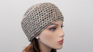 Crochet Beanie Hat [upl. by Cyrilla143]