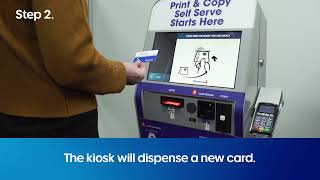 Print amp Copy SelfServe Howto The Card Dispensing Kiosk [upl. by Navetse]