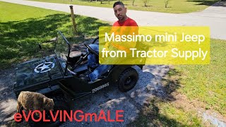 Tractor Supply Massimo Mini Jeep [upl. by Airad852]