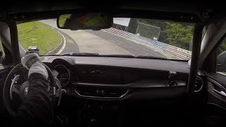 Alfa Romeo Stelvio Quadrifoglio  New Record at Nürburgring [upl. by Aremmat589]