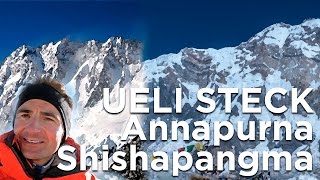 Annapurna Shishapangma Ueli Steck controverse sommet Rodolphe Popier montagne alpinisme montagne [upl. by Anaitsirc]