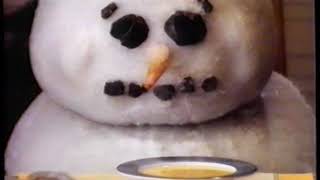 1993 Campbells Soup quotMelting Snowmanquot TV Commercial [upl. by Eneirda]