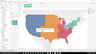 Tableau 10 Tutorial Custom Territories [upl. by Bannasch]