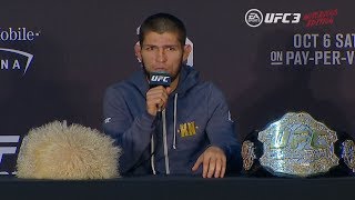 UFC 229 Postfight Press Conference [upl. by Lamiv]