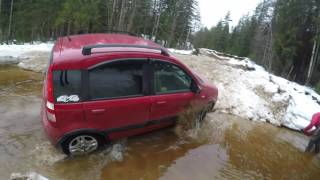 Test Fiat Panda 4x4 offroad [upl. by Annek]