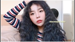 HAIR CARE ROUTINE 💙 MERMAID HAIR TUTORIAL  Erna Limdaugh [upl. by Eirene]