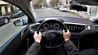 Volkswagen Polo Trendline 10 95HP  POV Test Drive [upl. by Nishi]