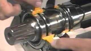 Milnor Washer Main Bearing Replacement  Part 1 [upl. by Arehc743]