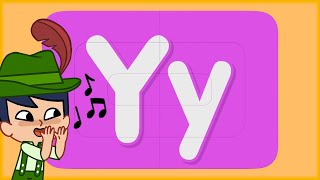 Turn the alphabet tiles to learn about words that start with the letter Y  Turn amp Learn ABCs [upl. by Atsilac]