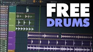 789 Free EDM amp Trap Drum Samples amp Loops  Free Drums Mega Pack [upl. by Naicad477]