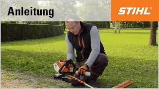 Die Wartung einer STIHL AkkuHeckenschere nach der Arbeit [upl. by Kroy]