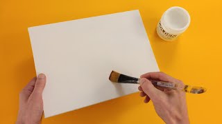 How to Prepare a Canvas for Watercolor [upl. by Carleton]