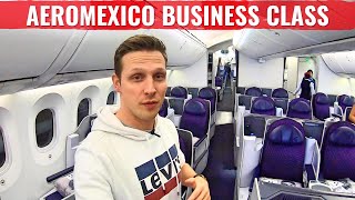 Review AEROMEXICOs 787 BUSINESS CLASS  How good is it [upl. by Aicilet887]