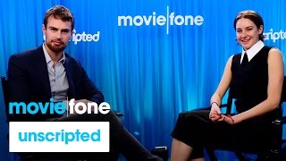 Insurgent  Unscripted  Shailene Woodley Theo James [upl. by Yffub]