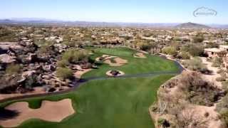 Troon North Golf Club  Monument Course  Aerial Flyover Tour [upl. by Meehyrb]