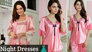 Night Dress Collection  Beautiful nighty dresses 2019 👗👘🚺 [upl. by Jess420]