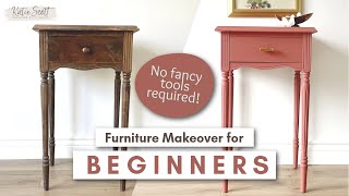 Furniture Makeover For Beginners  You can do this [upl. by Marcelline412]